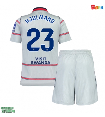 Atletico Madrid Morten Hjulmand #23 Replika Babytøj Tredje sæt Børn 2026-27 Kortærmet (+ Korte bukser)